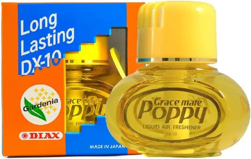 Gracemate Poppy Gardenia Air Freshener Scent 150ml without Led Light Base, Yellow
